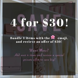 🌸👙 4 for $30! 👙🌸
